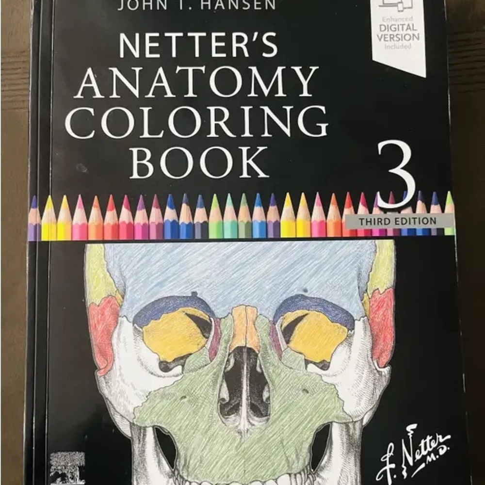 Netter's Anatomy Coloring Book 3rd Edition